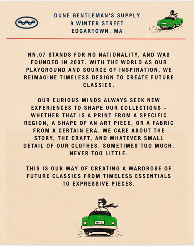 Dune brand story layout
